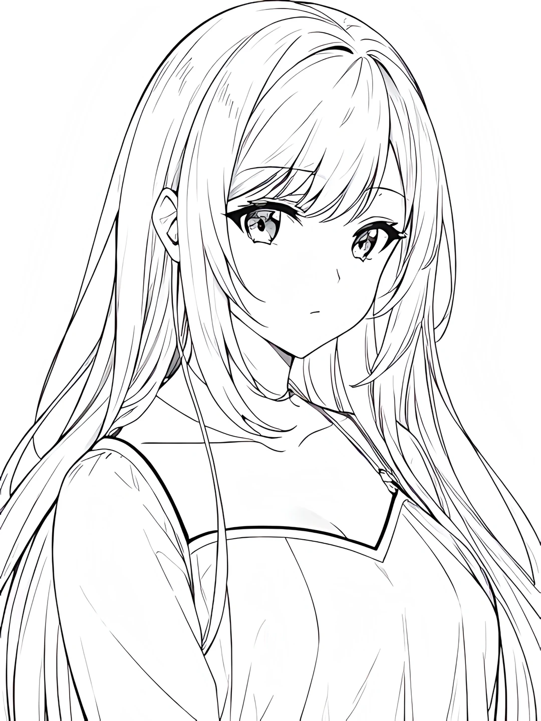 爱与被爱的关系大概就是Ⅰ线稿