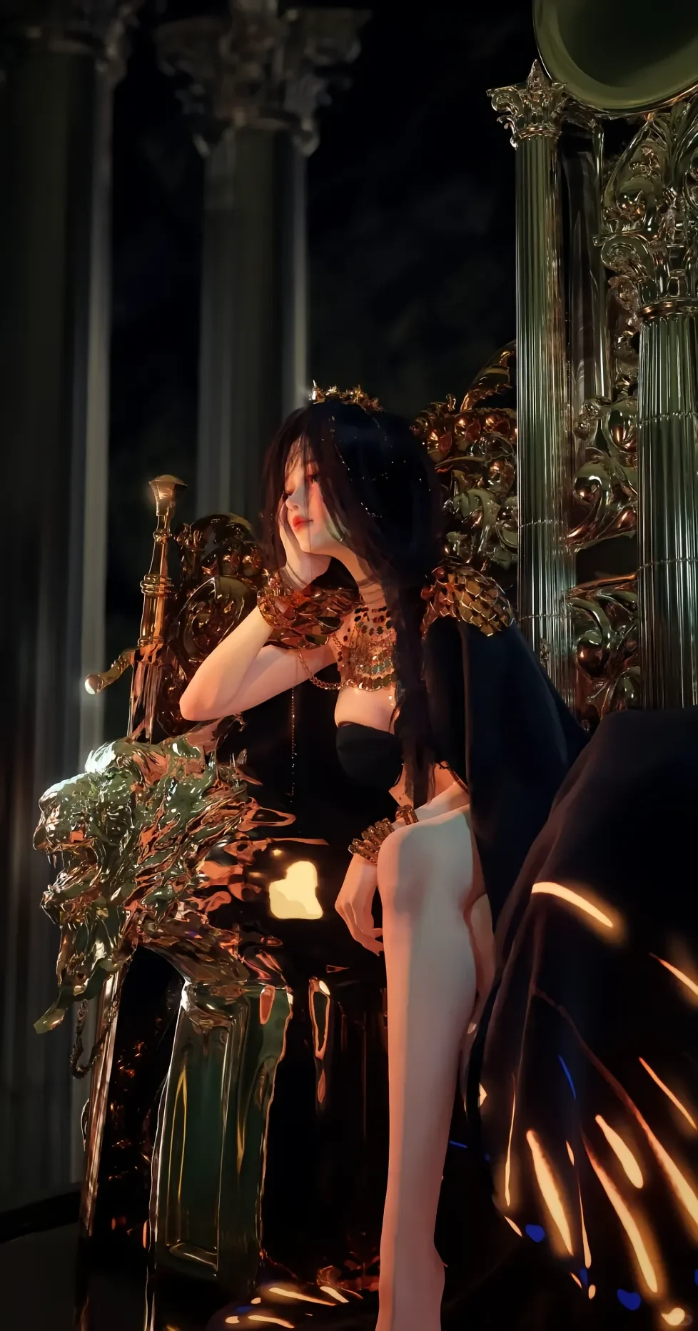 鬼刀壁纸#冰公主#