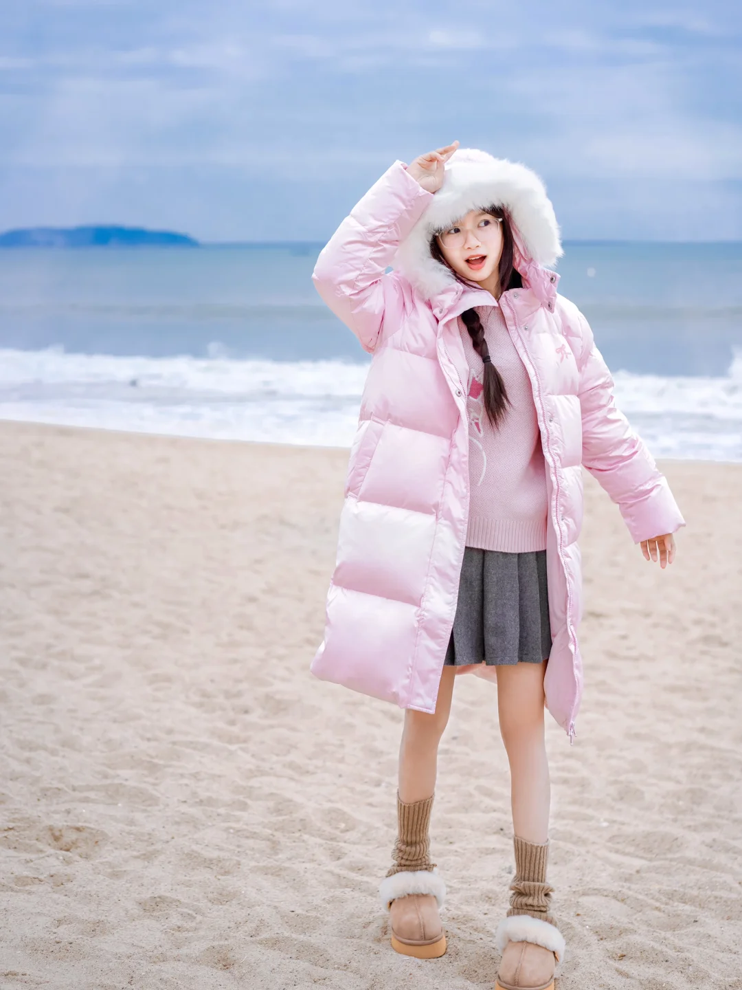 戴眼镜也很可爱的姐姐～