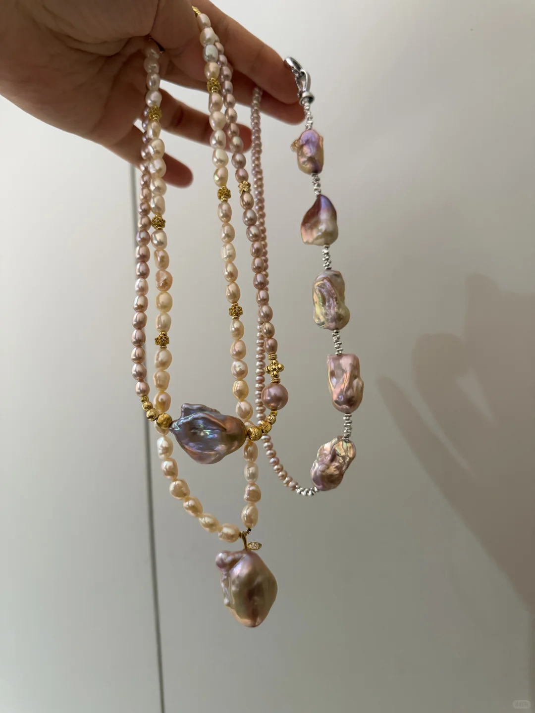 已出闲置全新天然淡水珍珠巴洛克项链