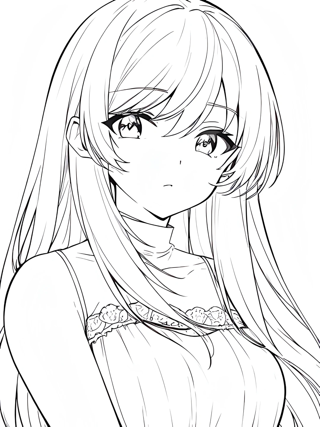 爱与被爱的关系大概就是Ⅰ线稿