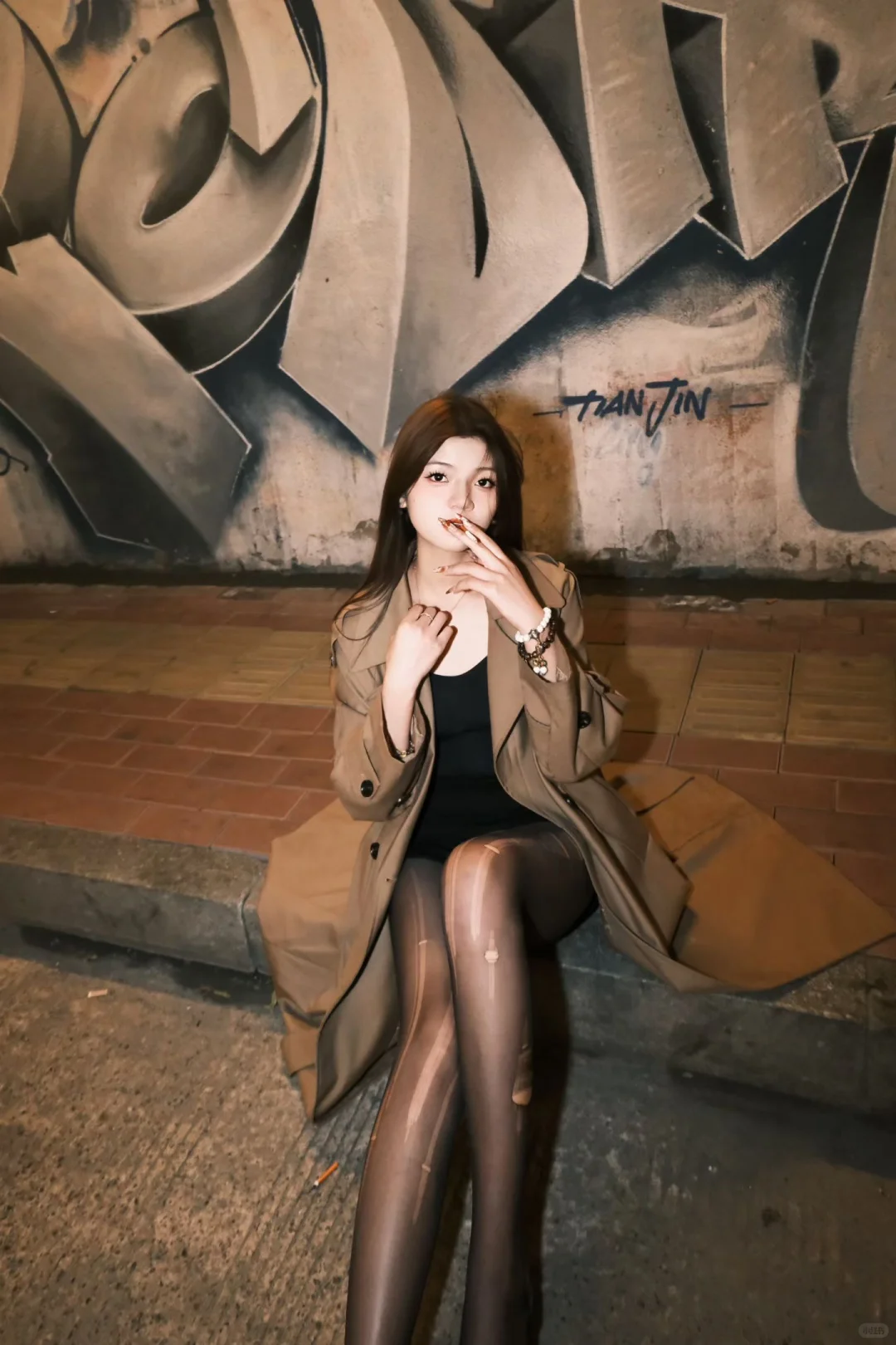 咖色风衣yyds！谁懂啊！