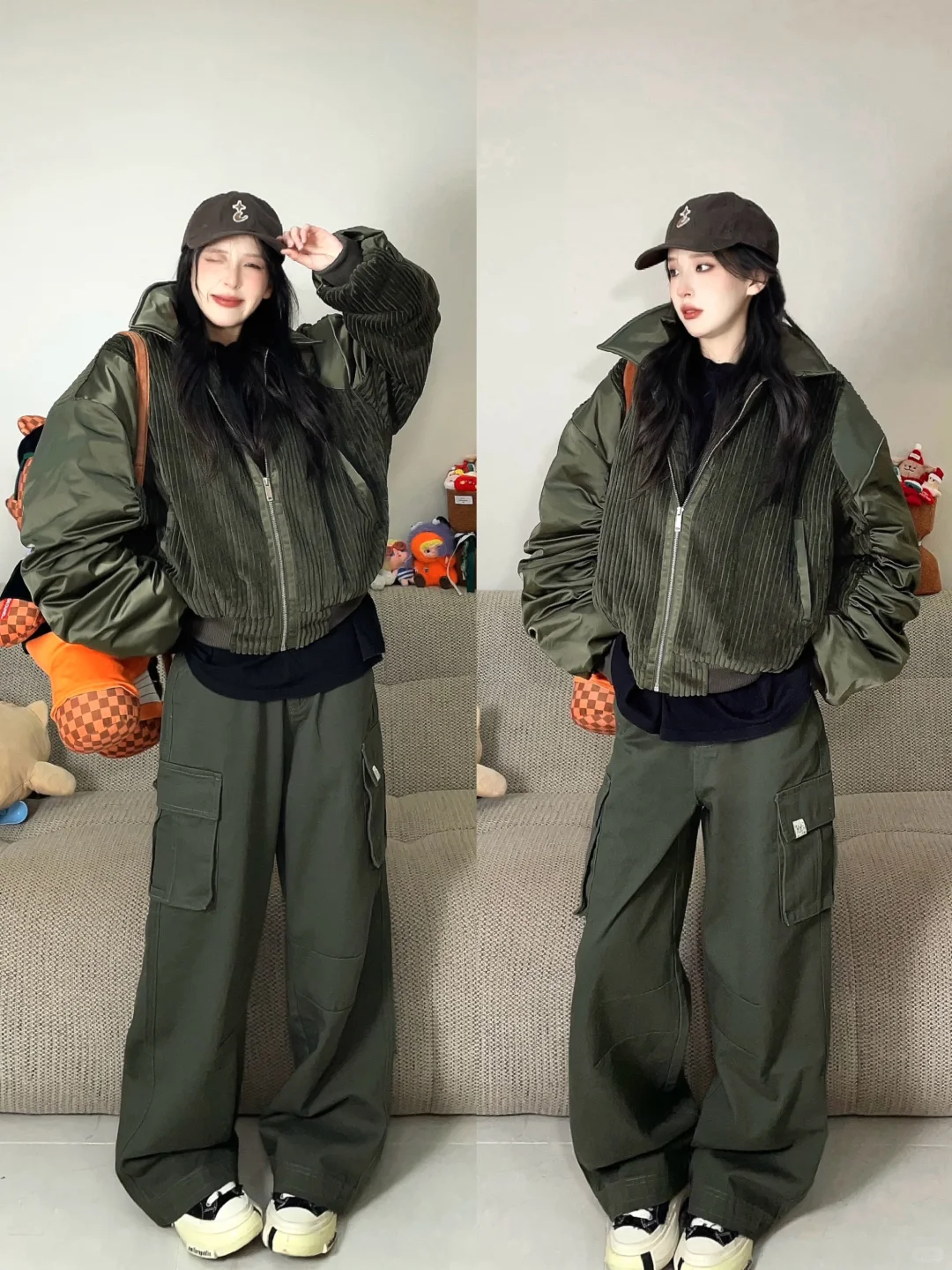 甜酷松弛感*冬天才是不费力穿搭的主场！！！