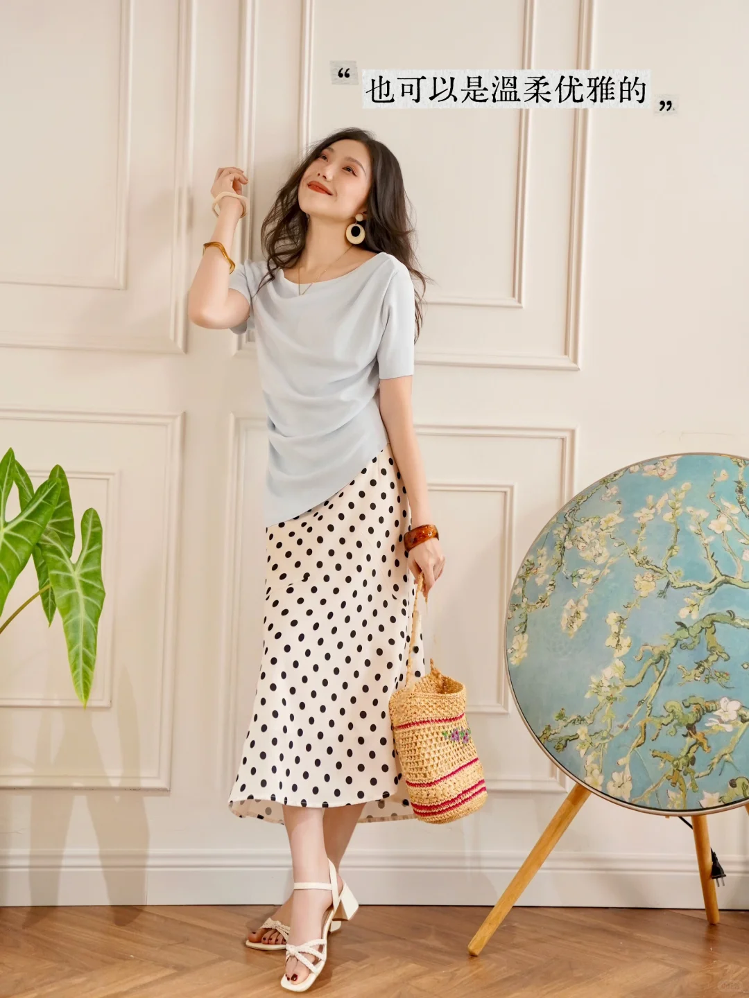 ❤️穿了7年的法式波点裙