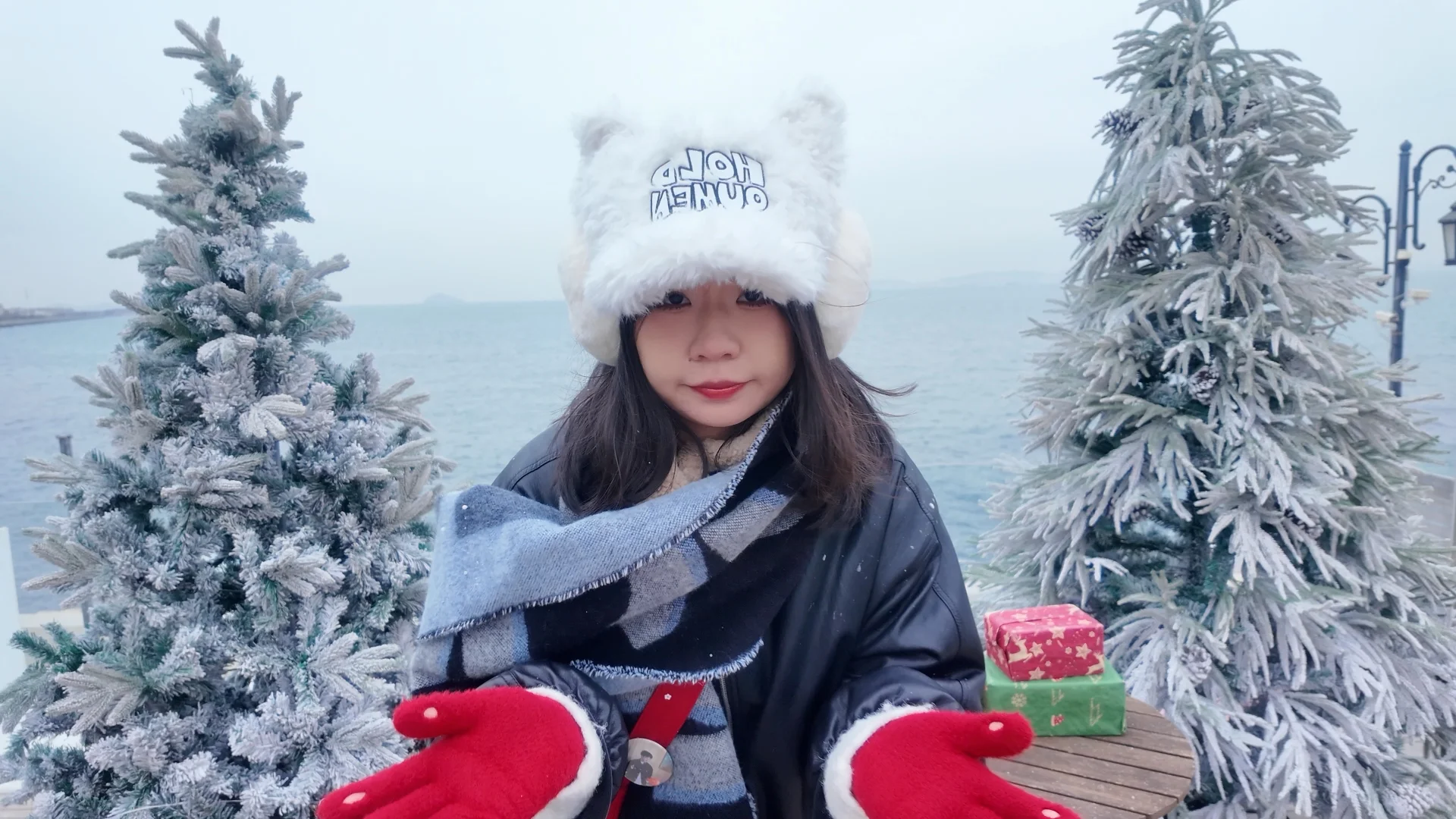 拥有了一组海边冬日写真