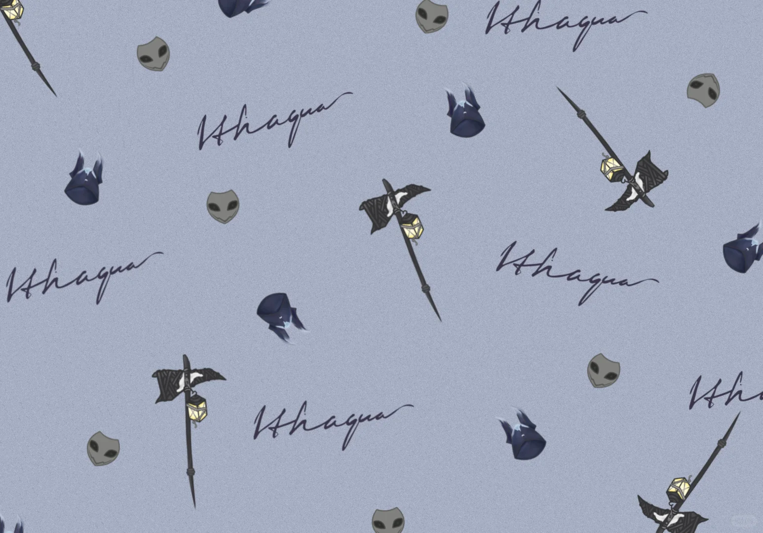 搓了伊塔属性壁纸（含横竖版透明底手绘素材）