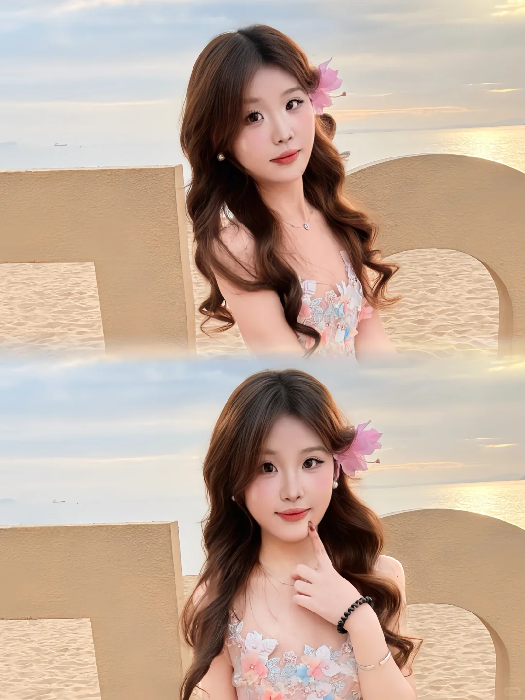 鱼尾裙和海边适配度好高！