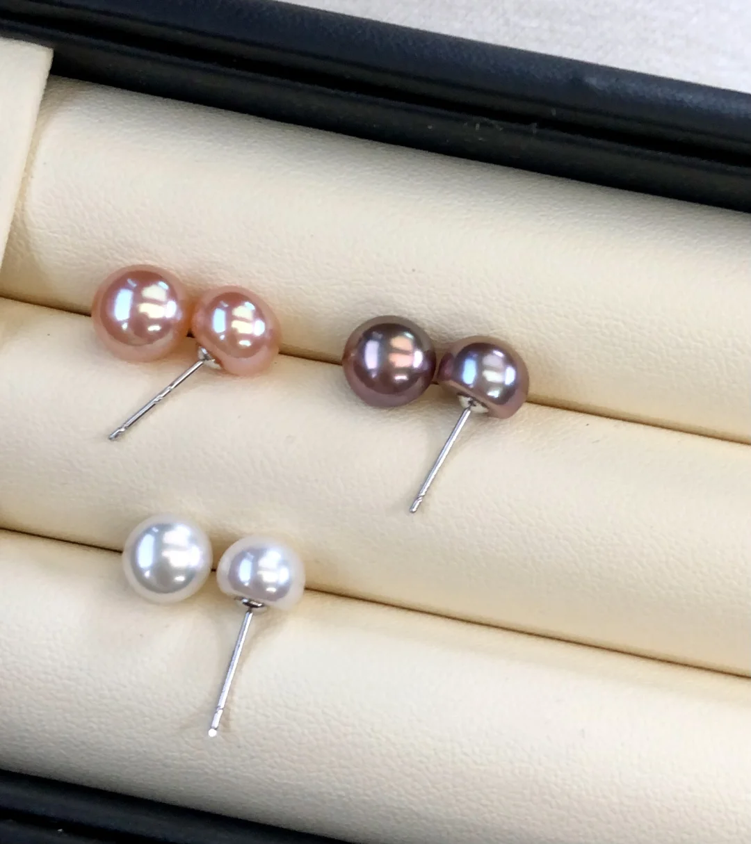 ❣️48y|打包三对天然珍珠耳钉