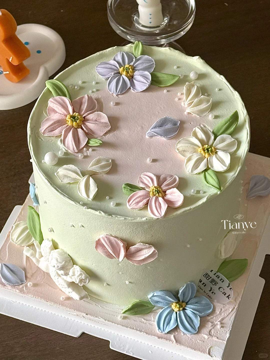 巧克力版花花蛋糕