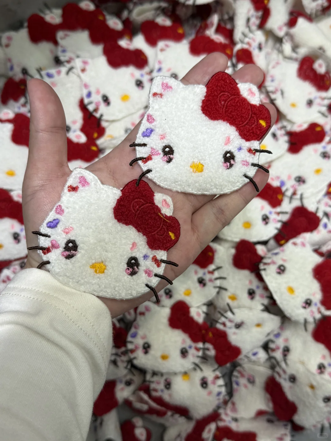 发现一个超可爱的动物布贴蕾丝标🎁！