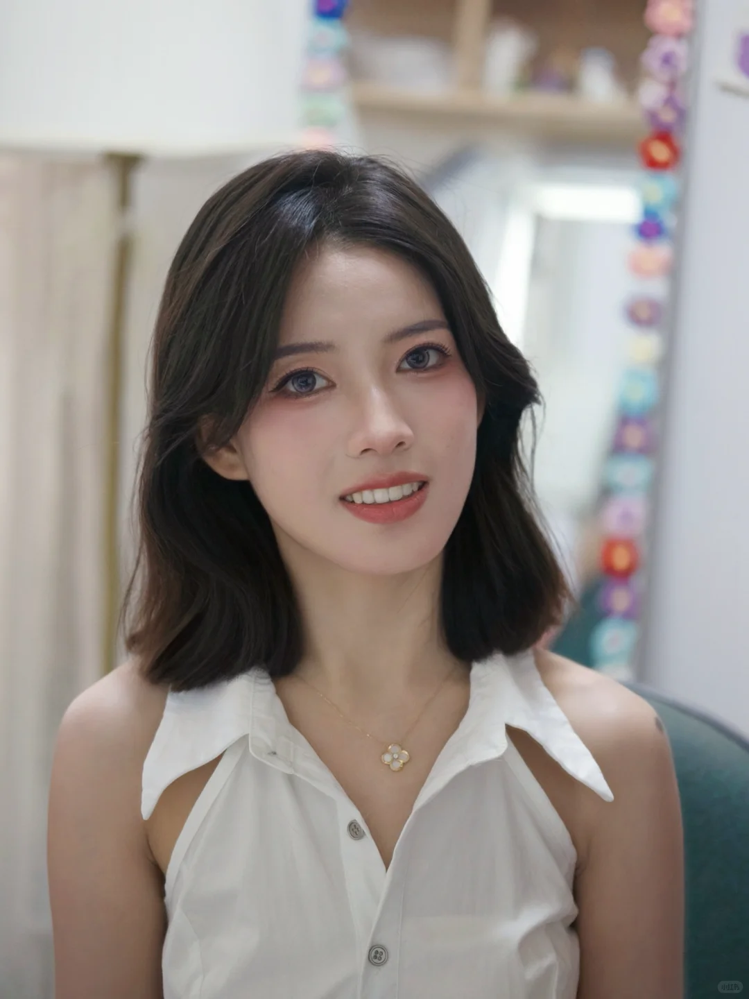 小小的脸蛋儿上大大的五官😍