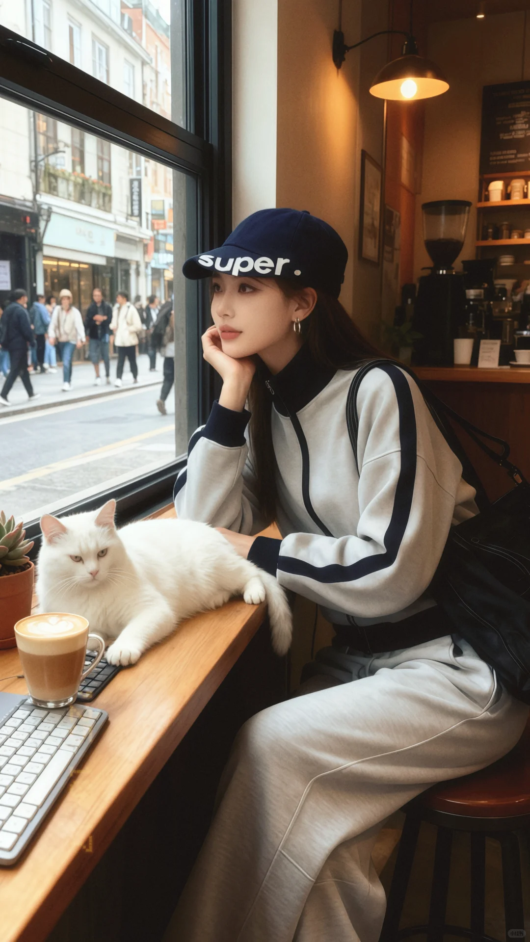 秋日运动套装look