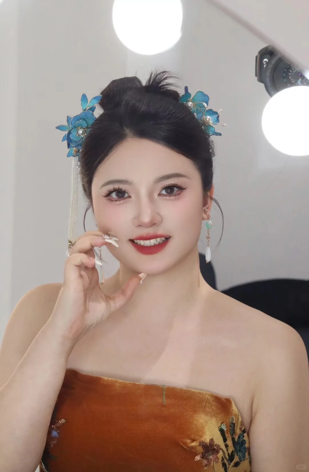 方圆脸试妆花絮