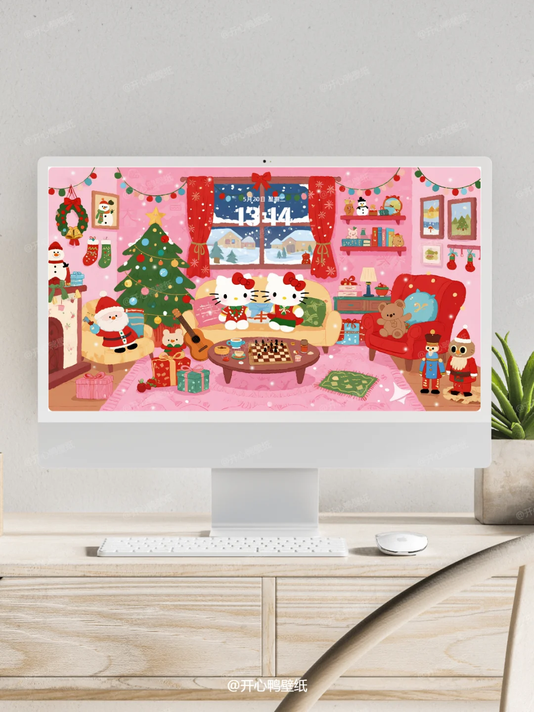 147丨Hello Kitty温馨小窝壁纸丨平板壁纸