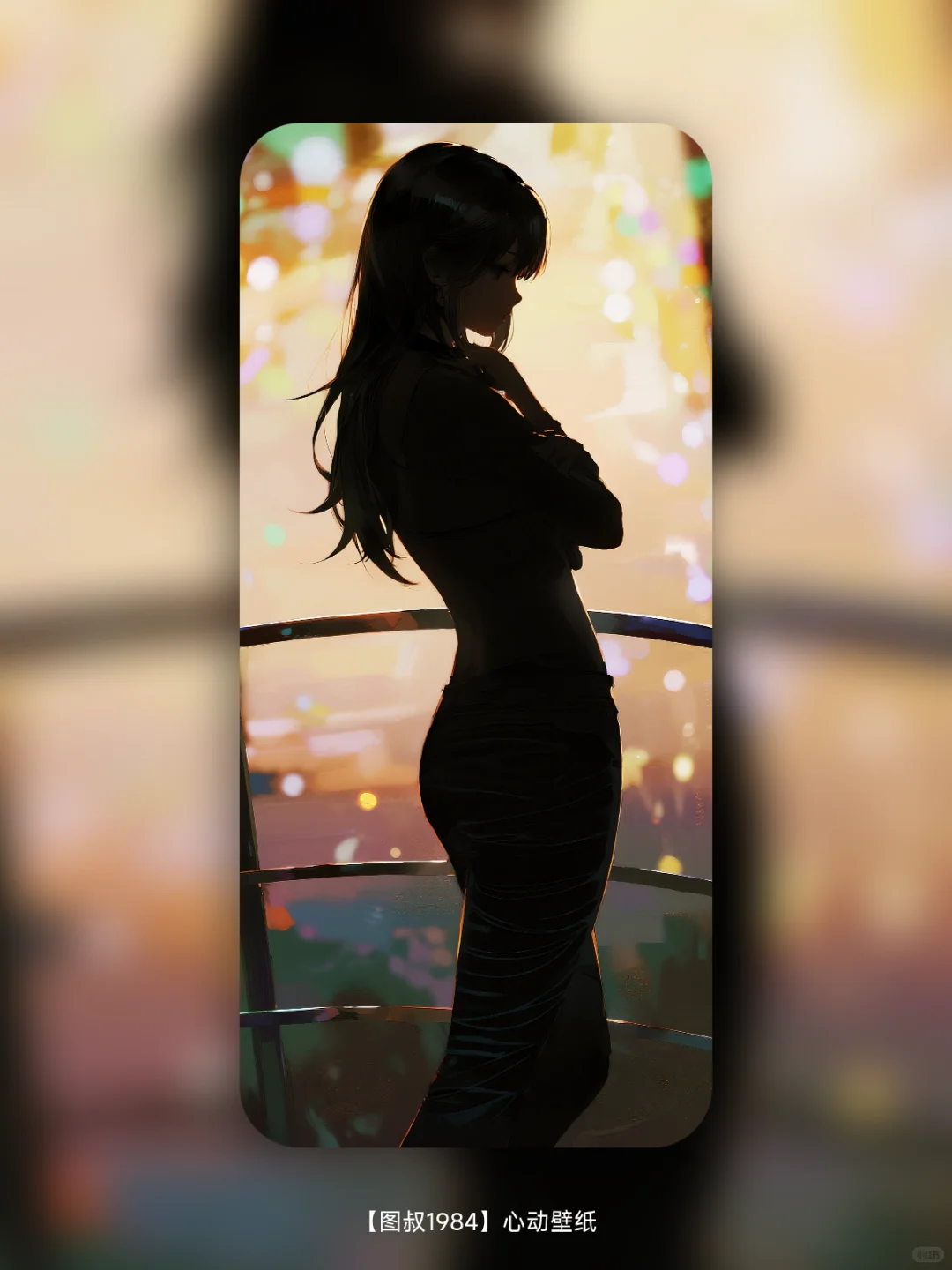 氛围感人像壁纸，梦境与现实仅仅一墙之隔