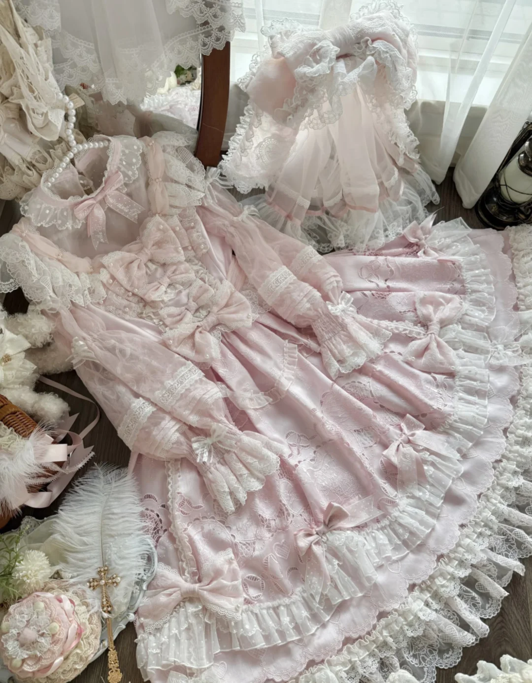 花匣新品 蕾丝人形