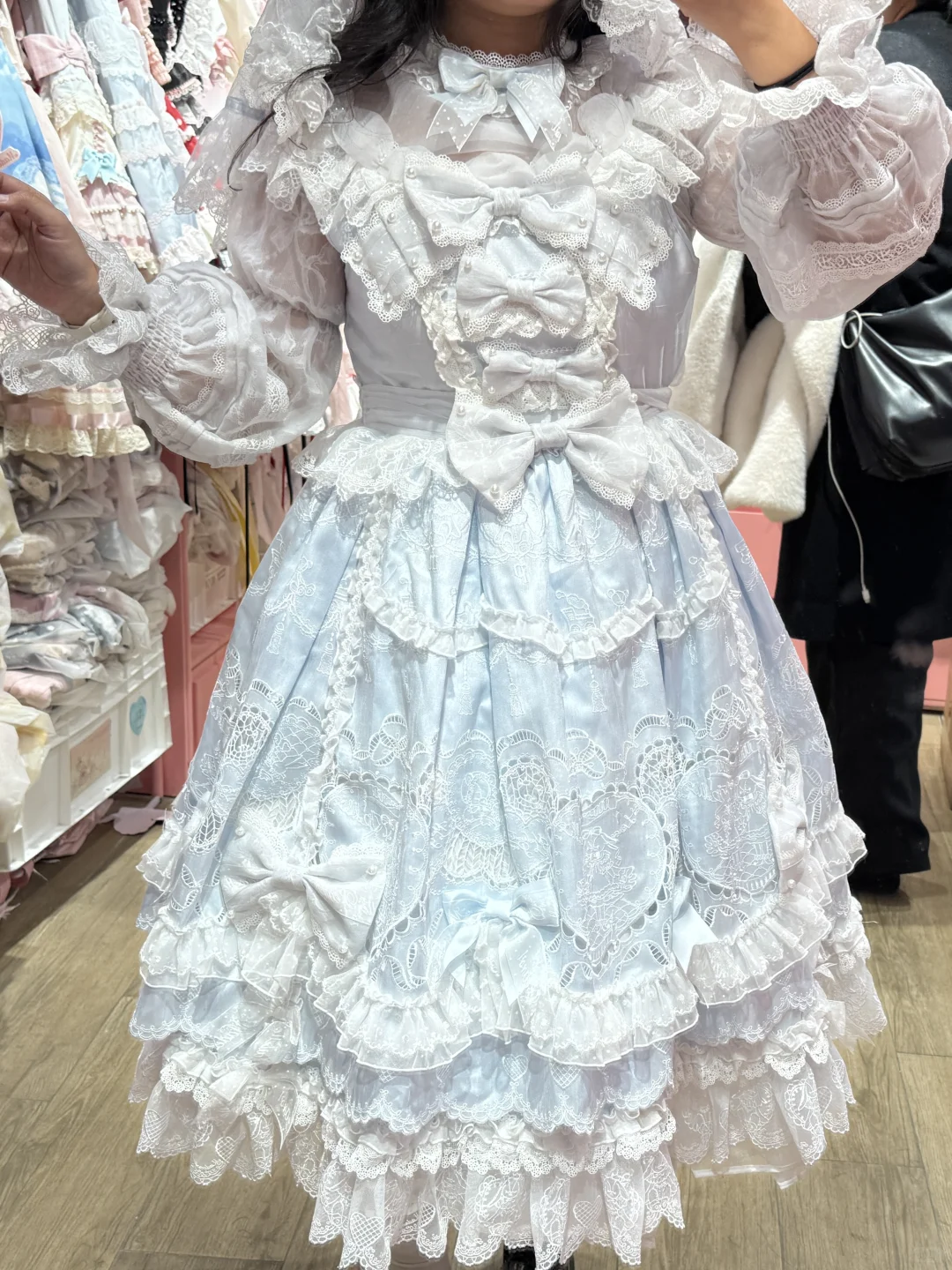 蕾丝人型大码三型试穿repo