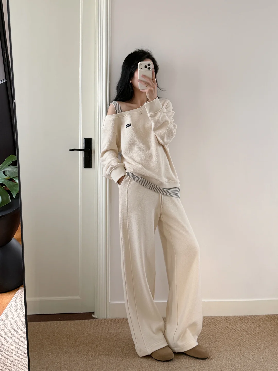 OOTD｜懒人本命套装🤍