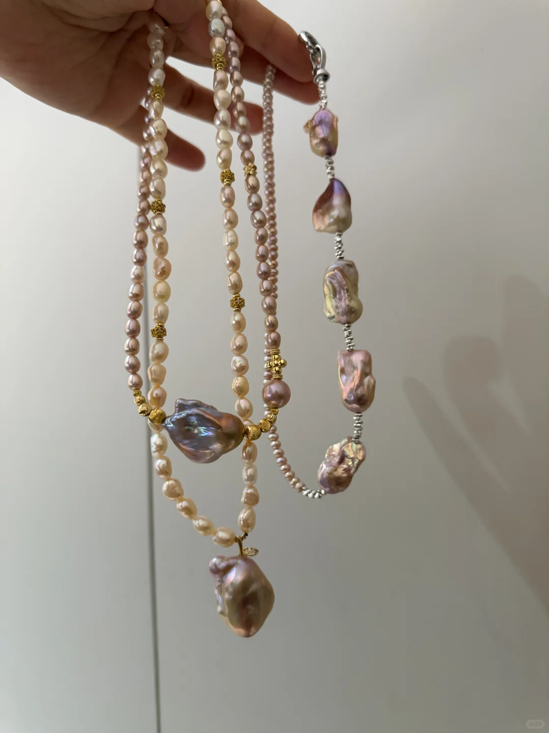 已出闲置全新天然淡水珍珠巴洛克项链