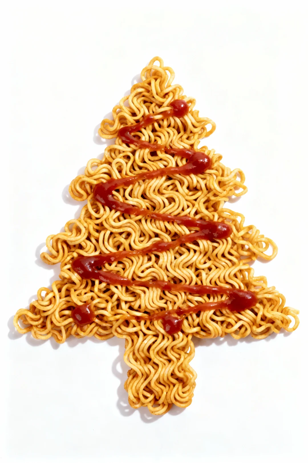 白底小众头像｜圣诞树也能让你大口吃肉