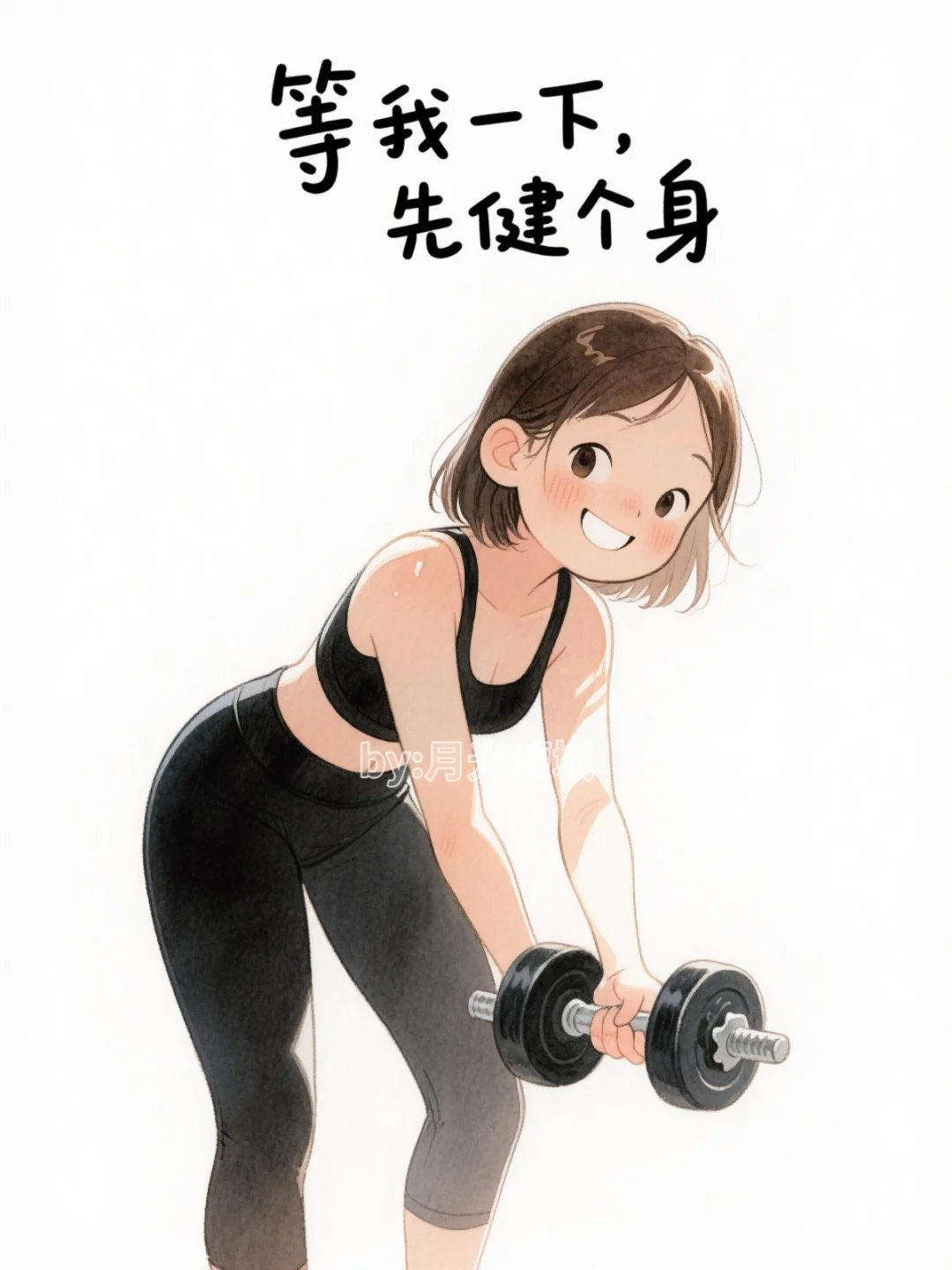 🏋️‍♀️ 撸铁女孩的日常：请这样发圈