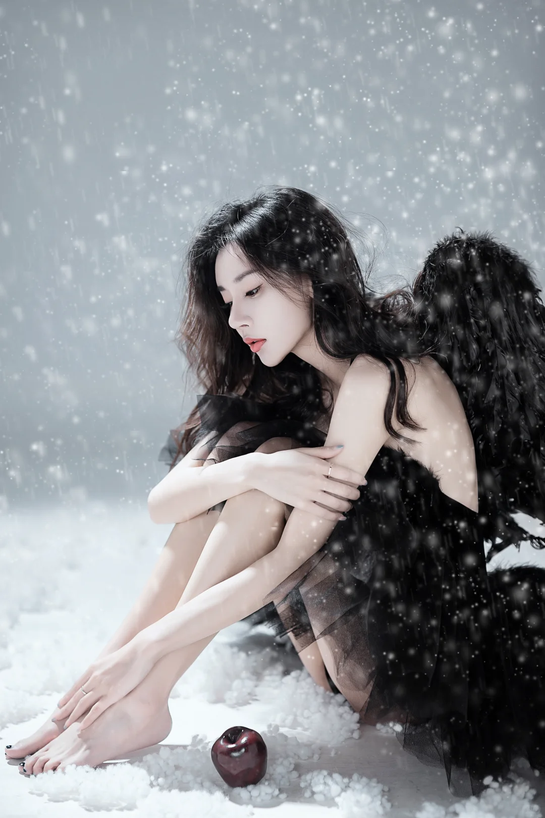❄️雪地里的黑翼缪斯｜谁能拒绝又A又媚的反差