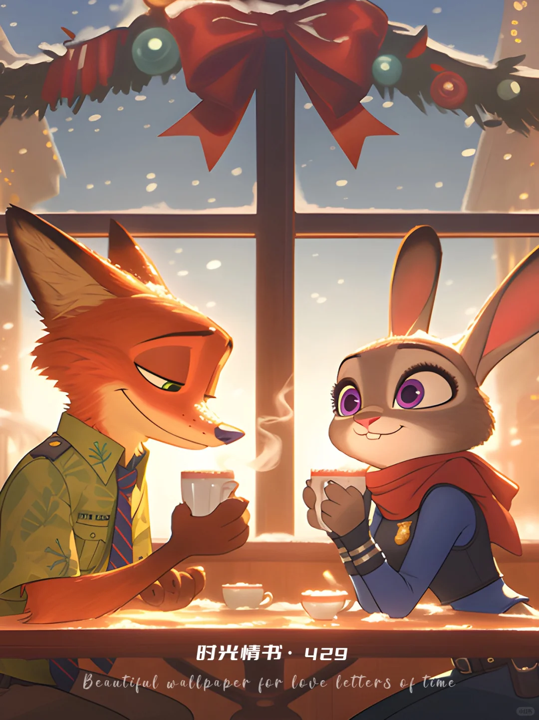 每日壁纸429丨疯狂动物城·尼克朱迪（2套）