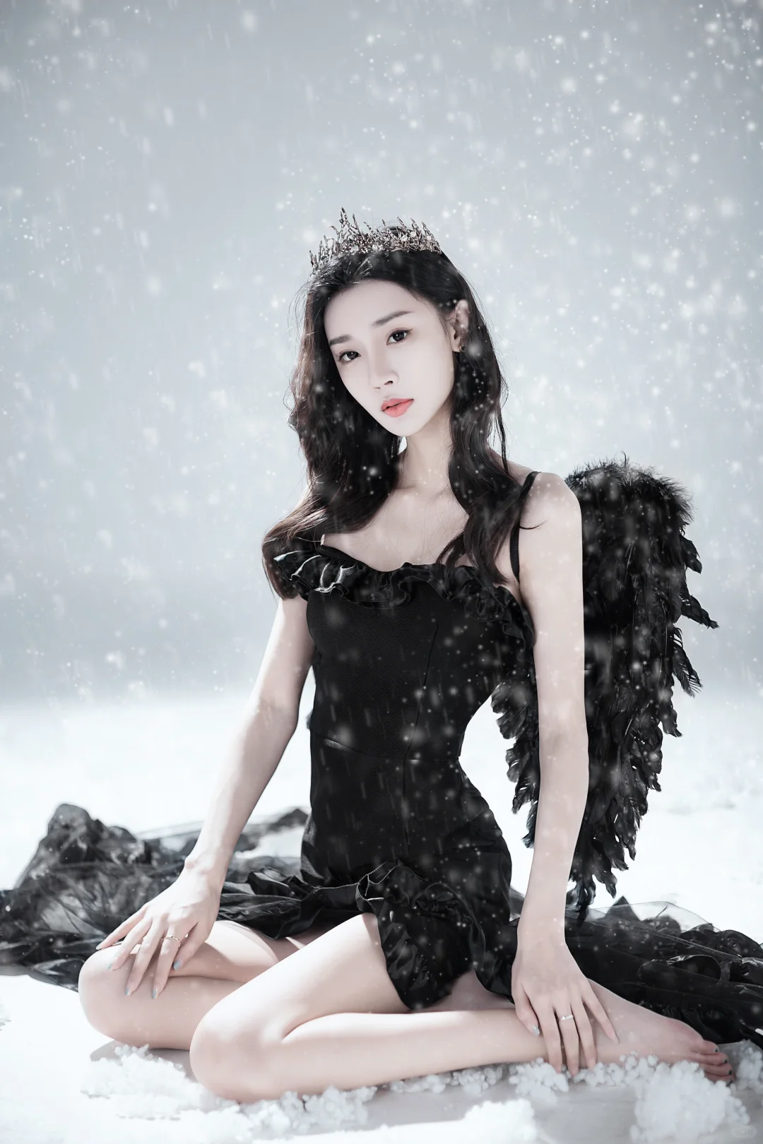 ❄️雪地里的黑翼缪斯｜谁能拒绝又A又媚的反差