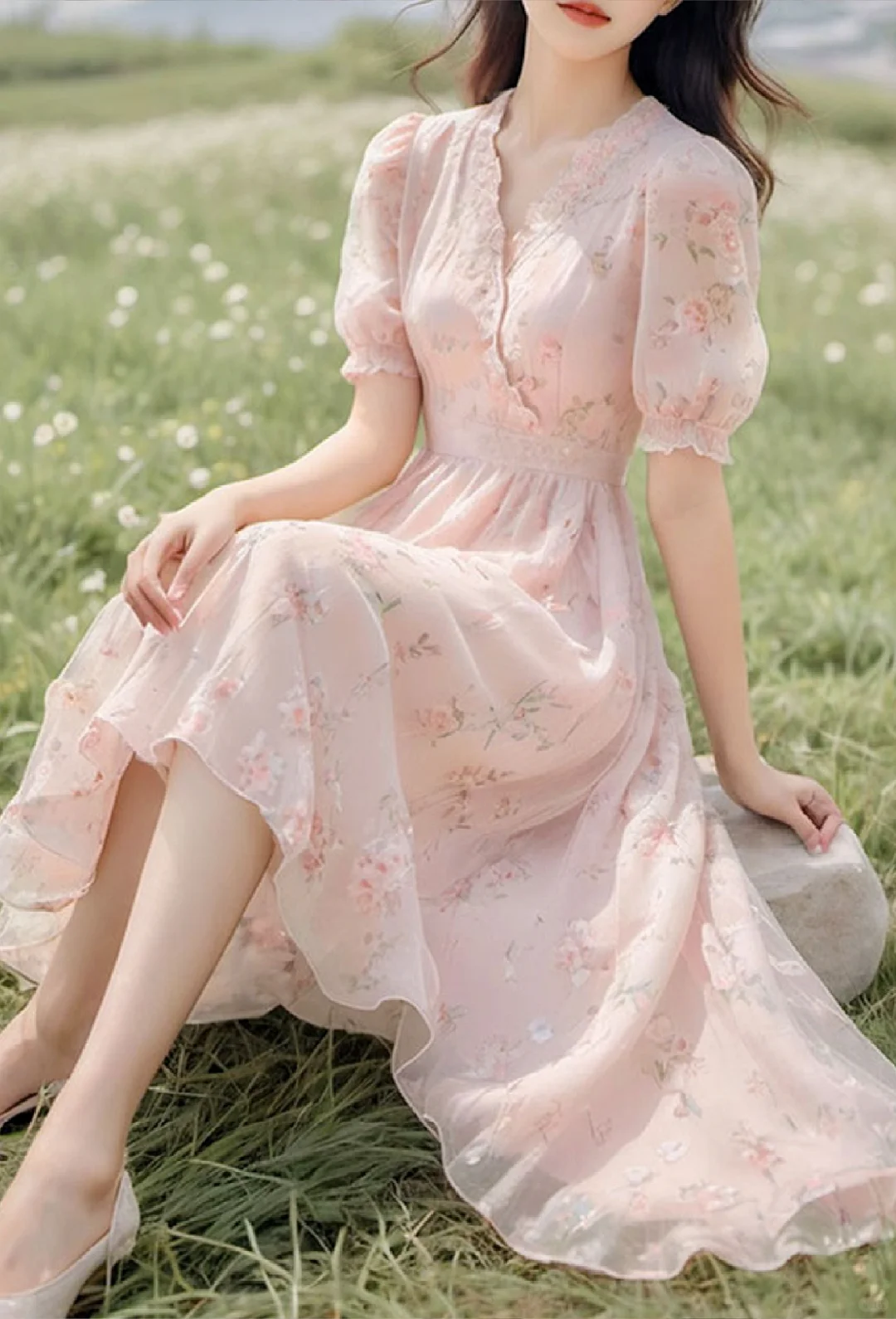 谁懂啊！被问N次，哥弟粉色碎花裙太美了