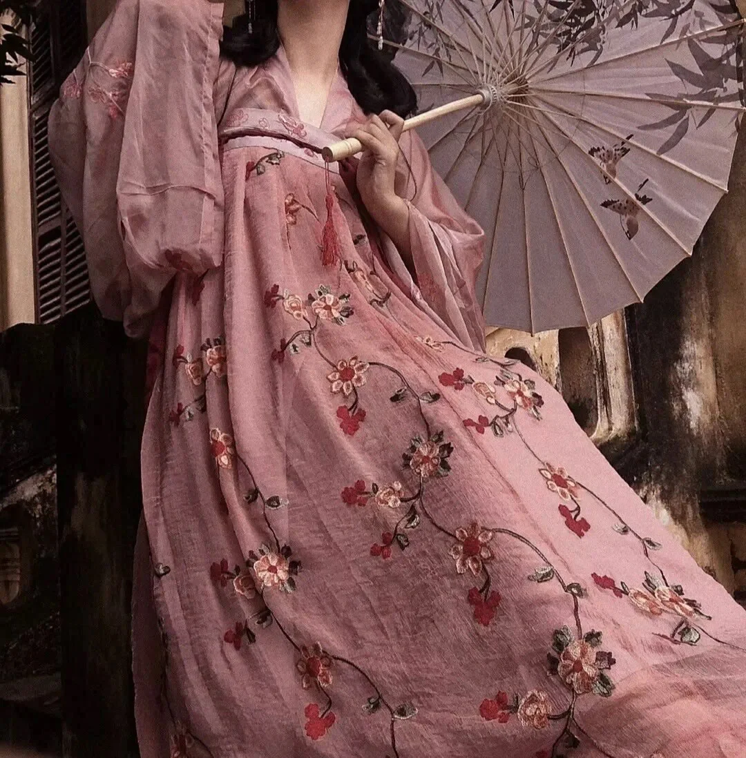 ins风真人古装汉服部位女头🏮🪭