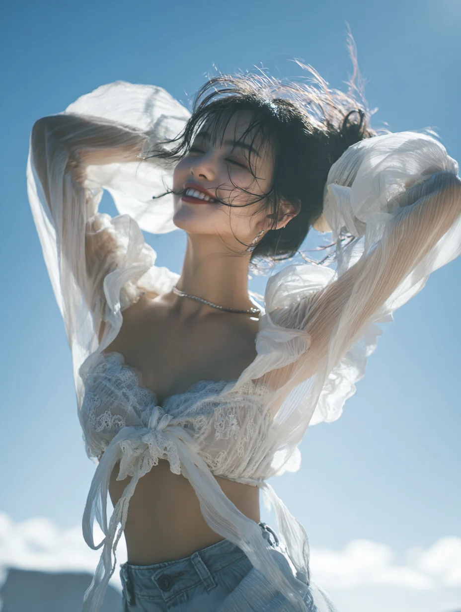 小清新美少女手机壁纸