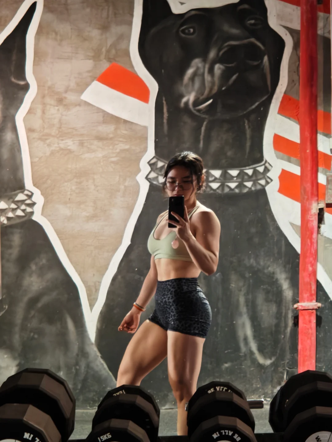 自然健身的真实身材