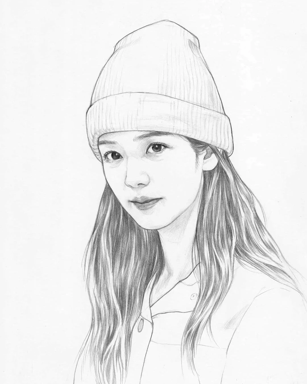 ins手绘大神的美女线描，真的太绝了
