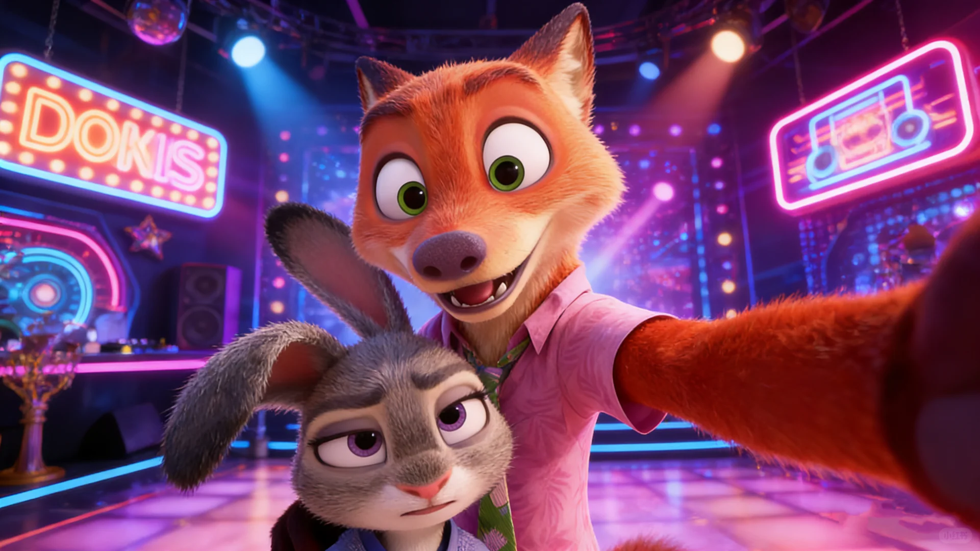 iPad壁纸|朱迪🐰の尼克🦊