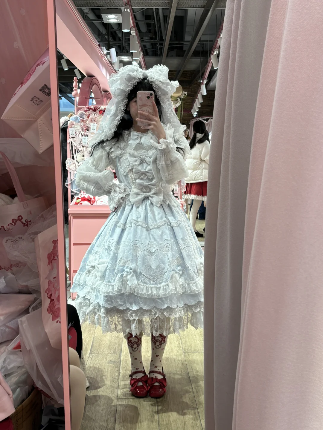 花匣蕾丝人形新品试穿