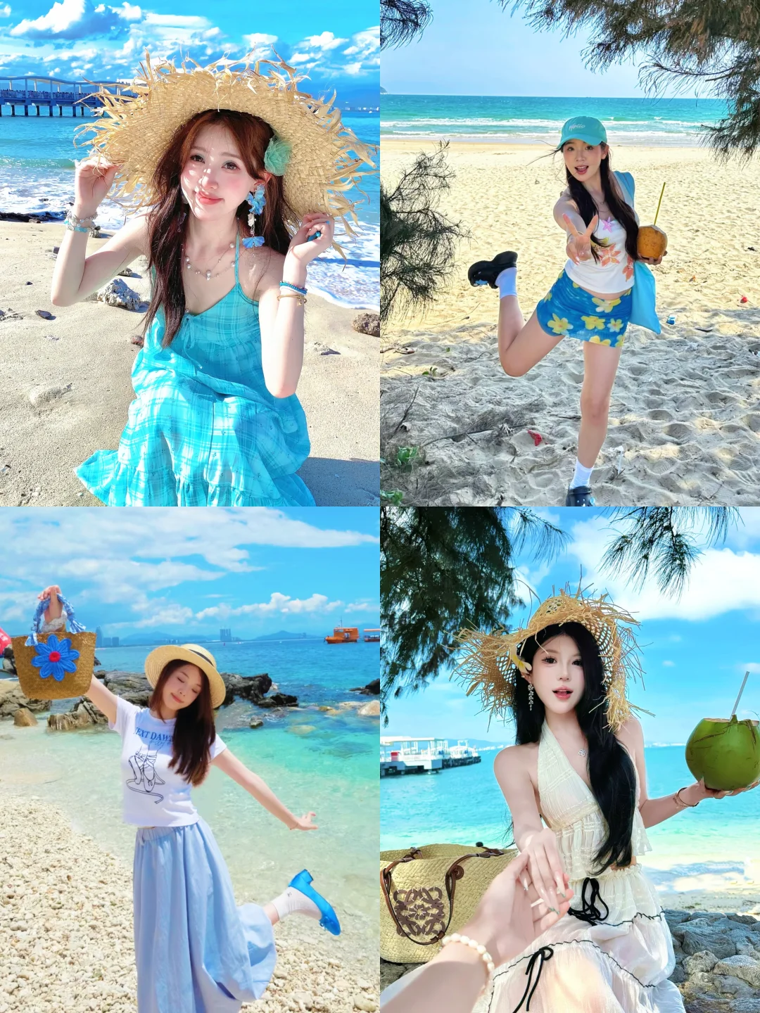 提前存！！！三亚海边氛围感拍照姿势🌴