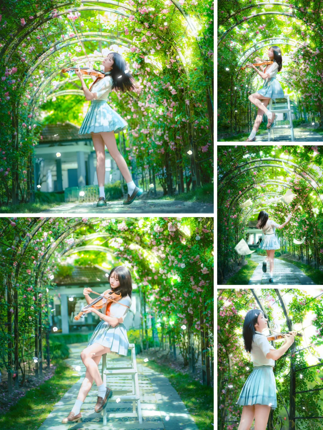 小偿模特蹲蹲摄影老师