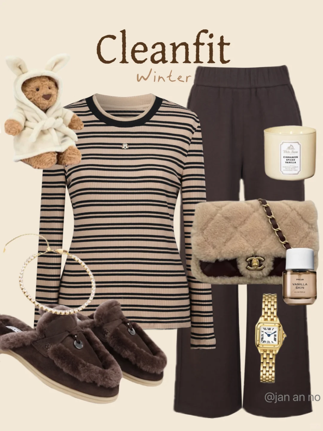 秋冬棕白松弛风|4⃣套显贵通勤熟女质感穿搭