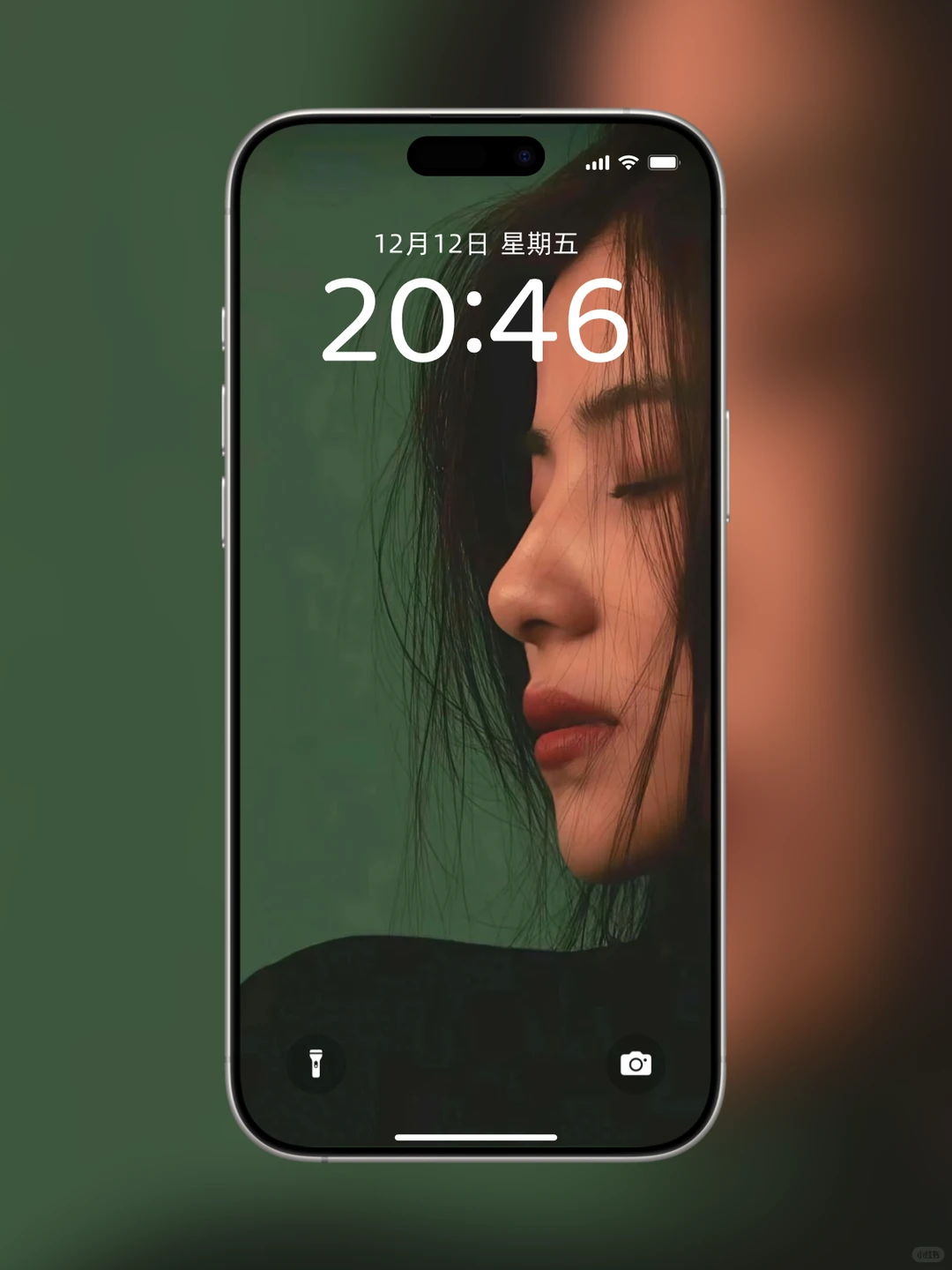 氛围美女壁纸！iPhone壁纸