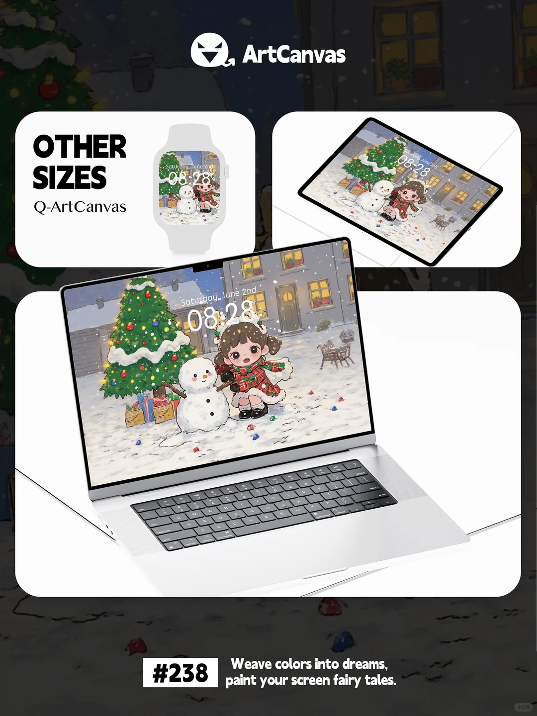 壁纸238｜圣诞🎄Zoraa⛄️