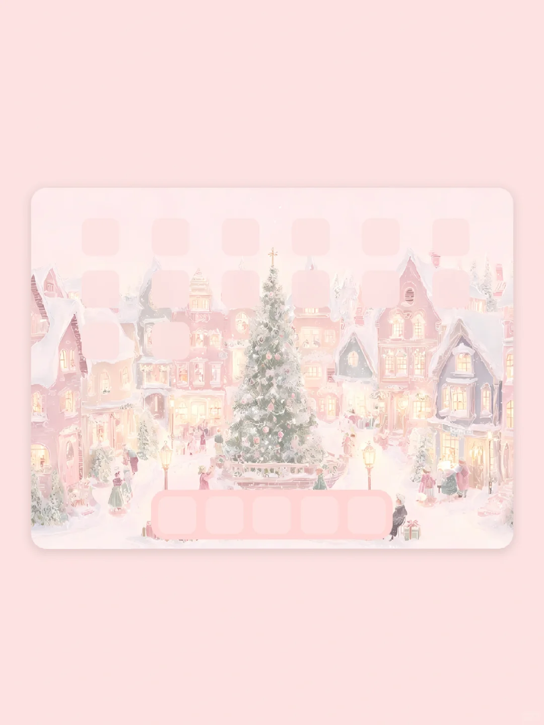 冬日魔法小镇｜圣诞壁纸｜S1046