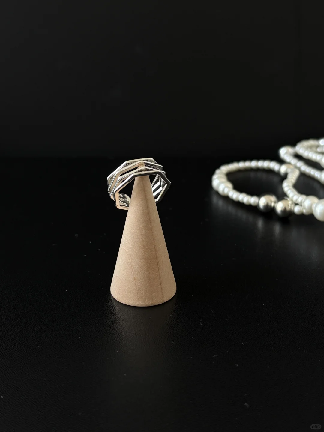 清冷感｜几何线条感戒指