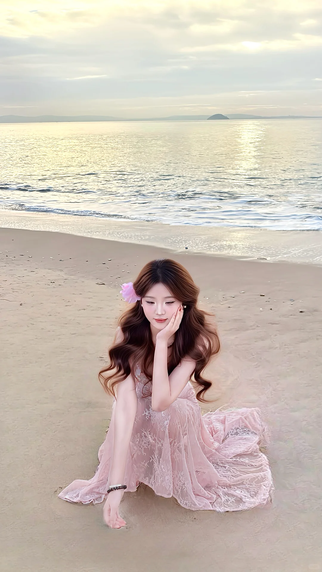 鱼尾裙和海边适配度好高！