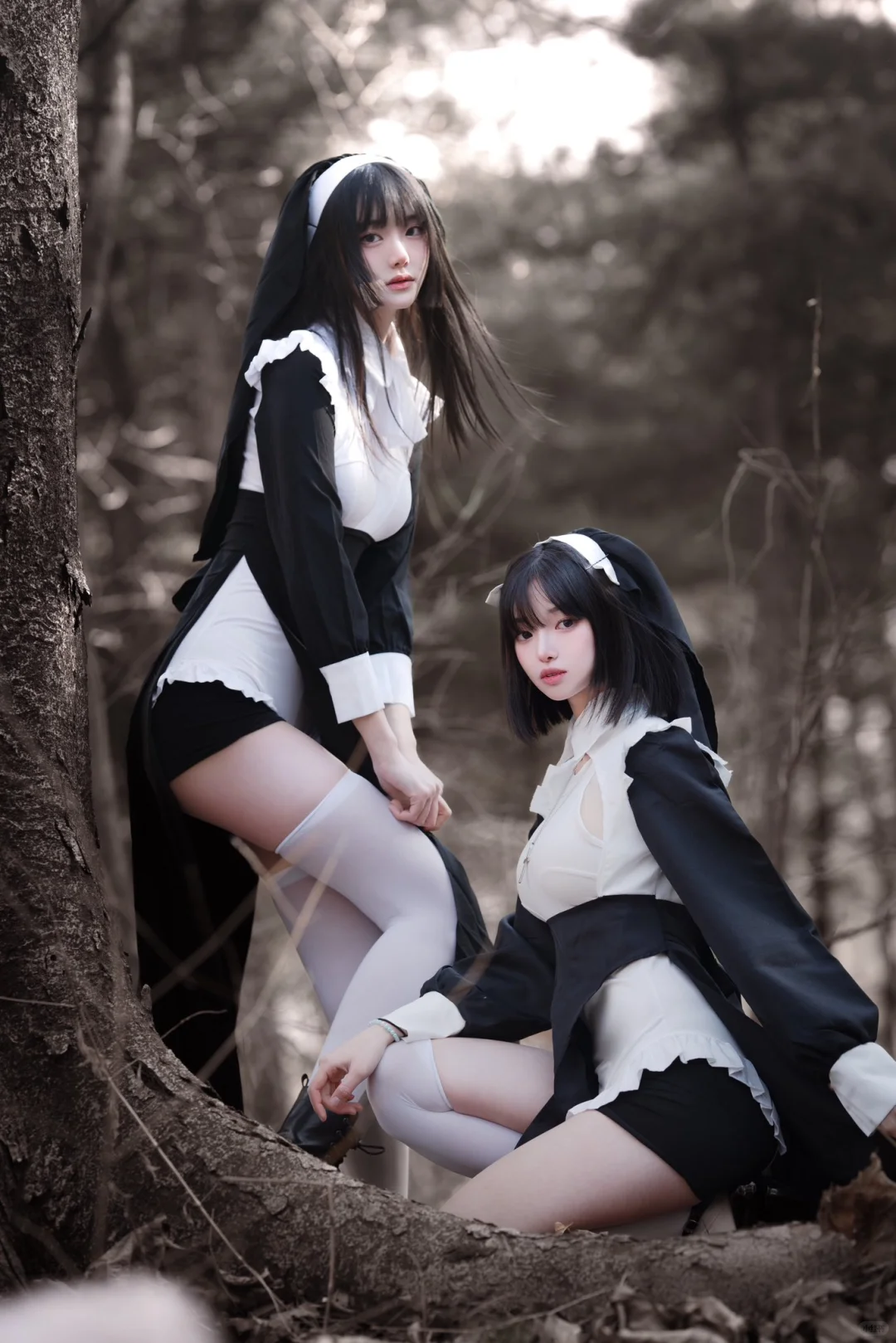 修女与白丝的双人双倍快乐