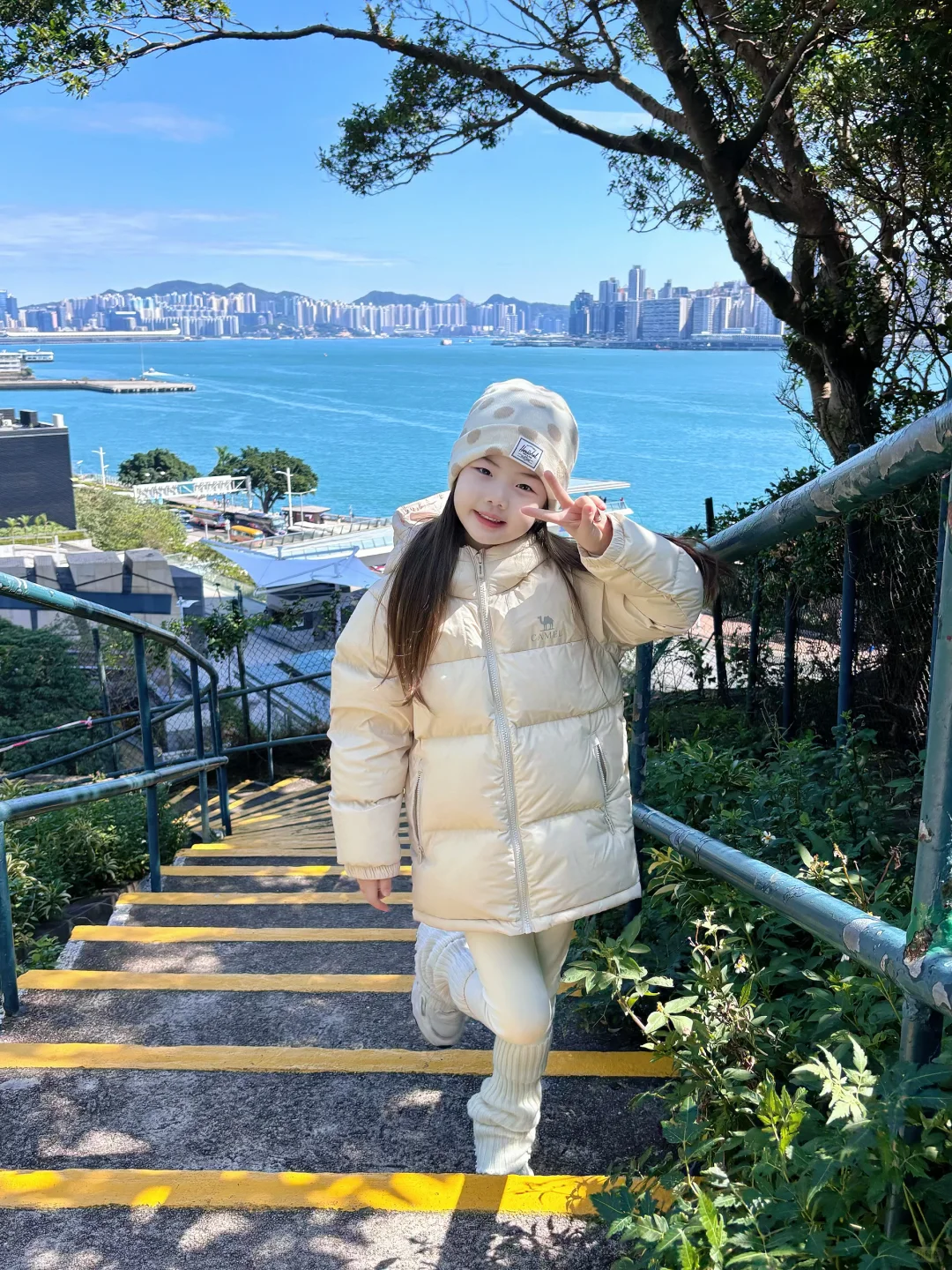 🇭🇰香港海边花园的氛围感穿搭，太好看了吧！