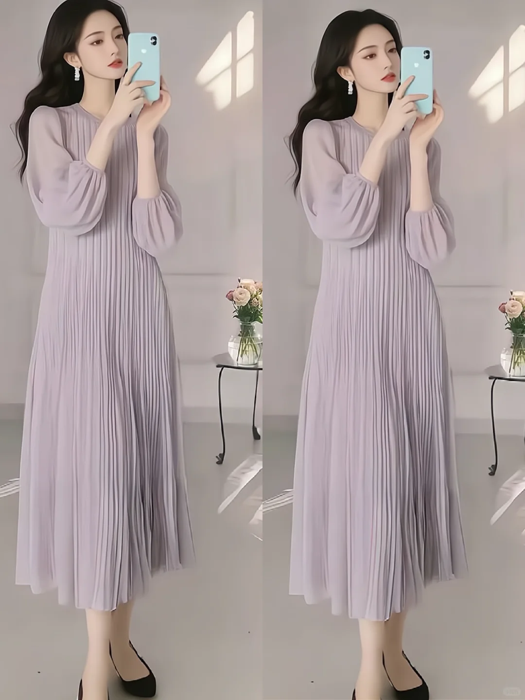 啊啊买到漂亮裙子啦🌿这条气质又有女人味