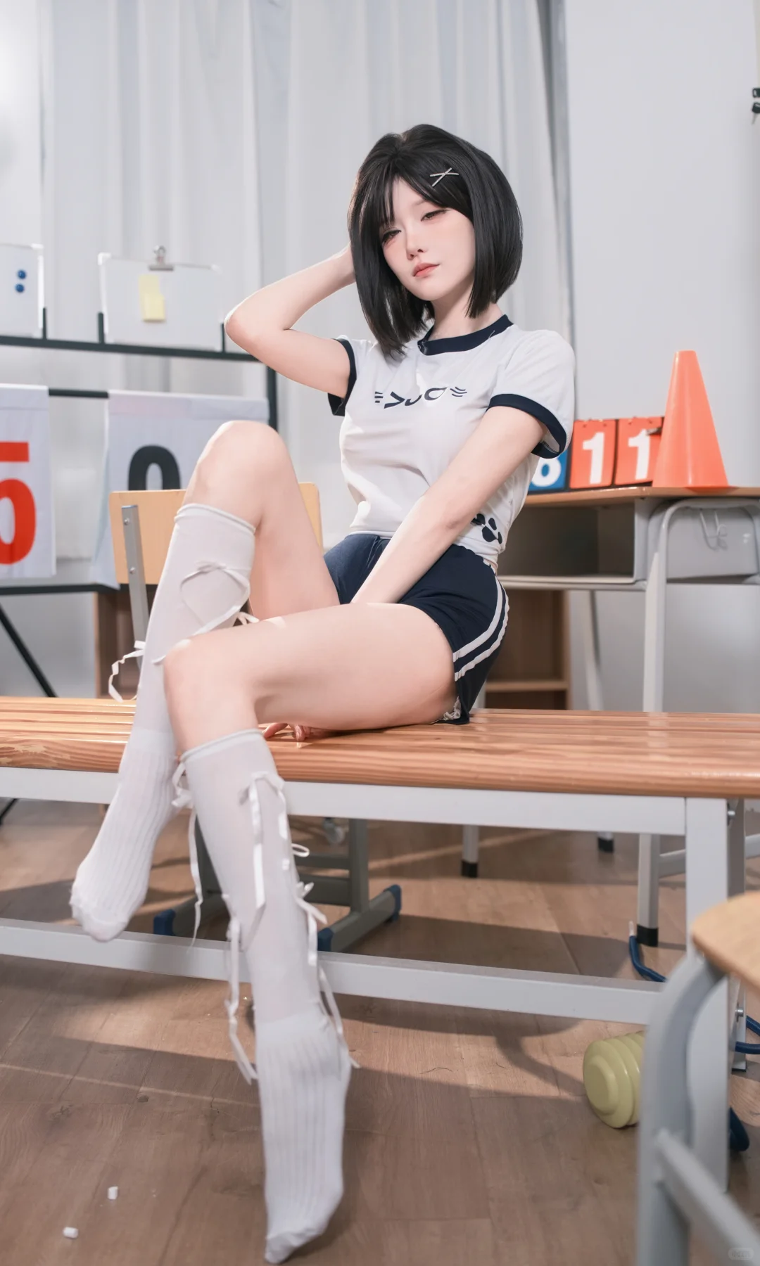 课间休息卖个萌