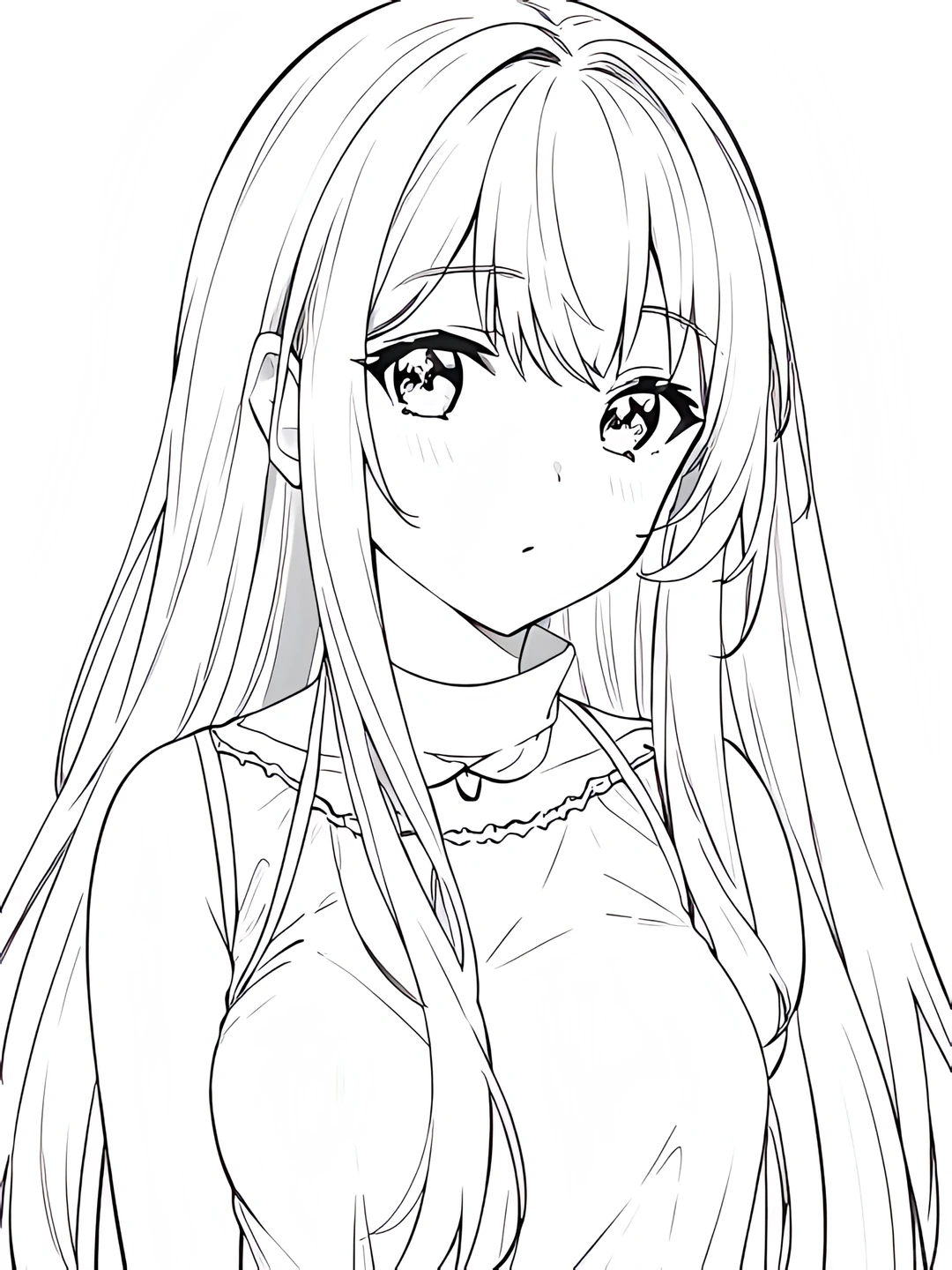 爱与被爱的关系大概就是Ⅰ线稿