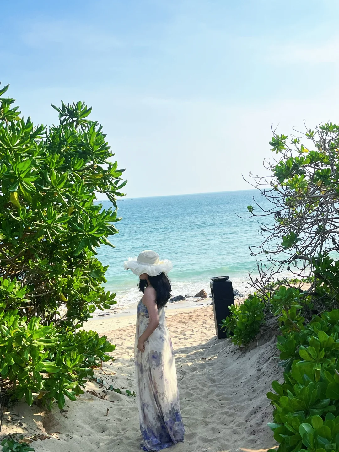 出海边次抛裙子