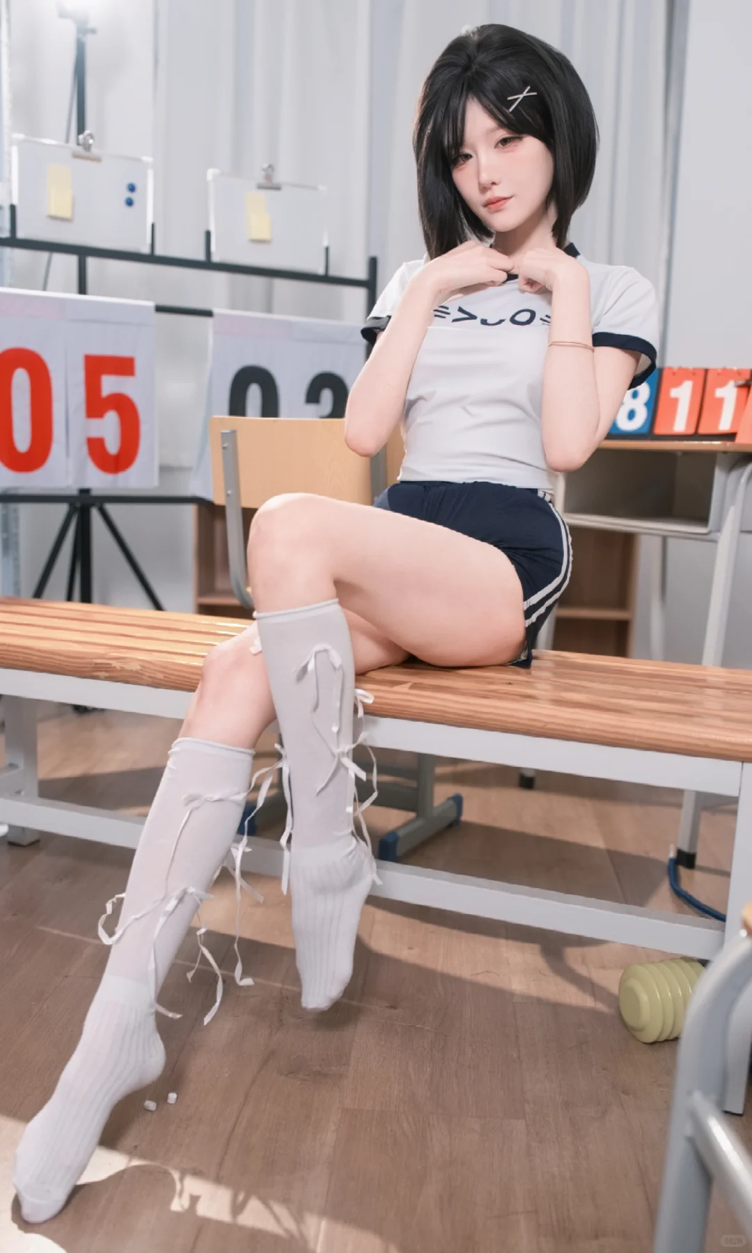 课间休息卖个萌